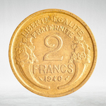 France, 2 Francs 1940, XF