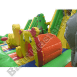 Большой надувной батут "Средневековье" 9*9*5 м