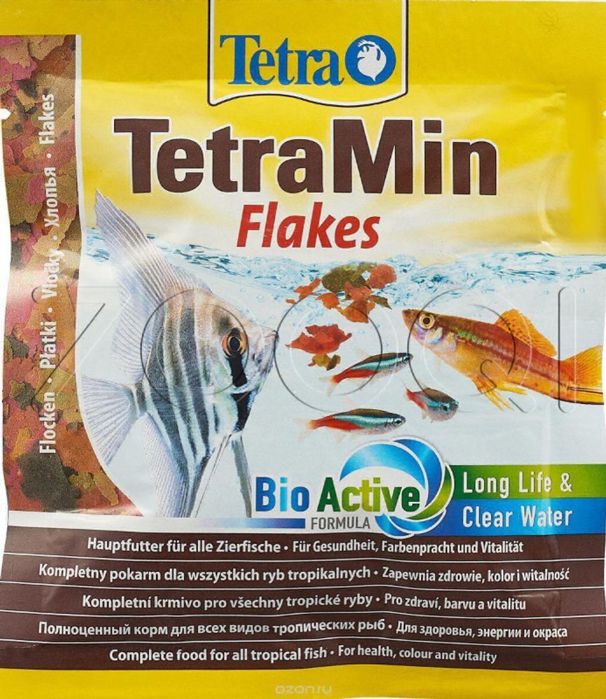 корм для рыб Tetra Min Flakes 12 гр