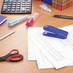 Степлер №10 BRAUBERG "SX-19", до 12 листов, с антистеплером, синий, 228588