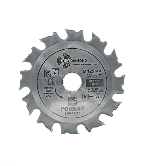 Диск пильный 125*22,23/16*12Т FLL846
