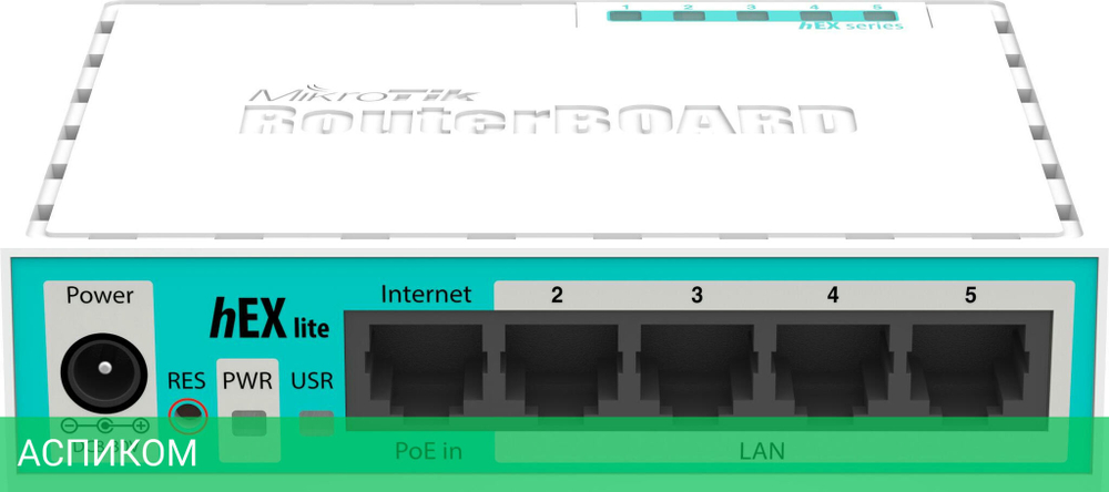 DSL-маршрутизатор Mikrotik Hex Lite RB750r2