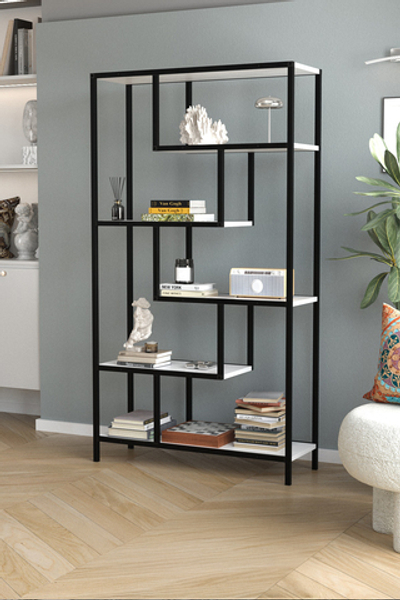 Стеллаж LARRISA 160х90 - белый