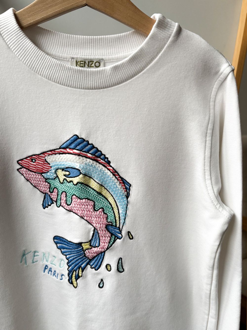 Хлопковый свитшот Kenzo, 128