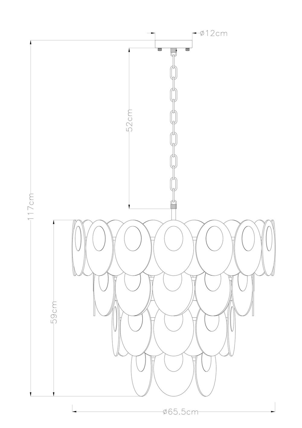 Подвесная люстра Arte Lamp