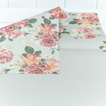 Бумага В листах 20 шт "Цветы" 58 х 58 см (Серый, Крафт)