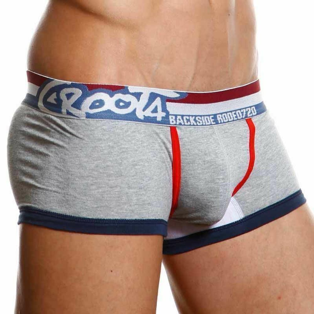 Мужские трусы хипсы серые Croota Backside Rodeo Grey CR00036