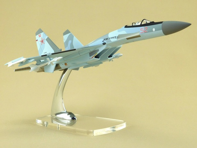 Модель самолета Су-35С (М1:72 ВКС России, RF-81719, 52, Камуфляж голубой)