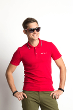 Футболка поло Город Горький красная красный