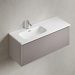 Тумба подвесная SANCOS Snob R 1.0 1195х445х406, c одним ящиком оснащенным доводчиками, Doha Soft , арт.SNR1.0120LSM