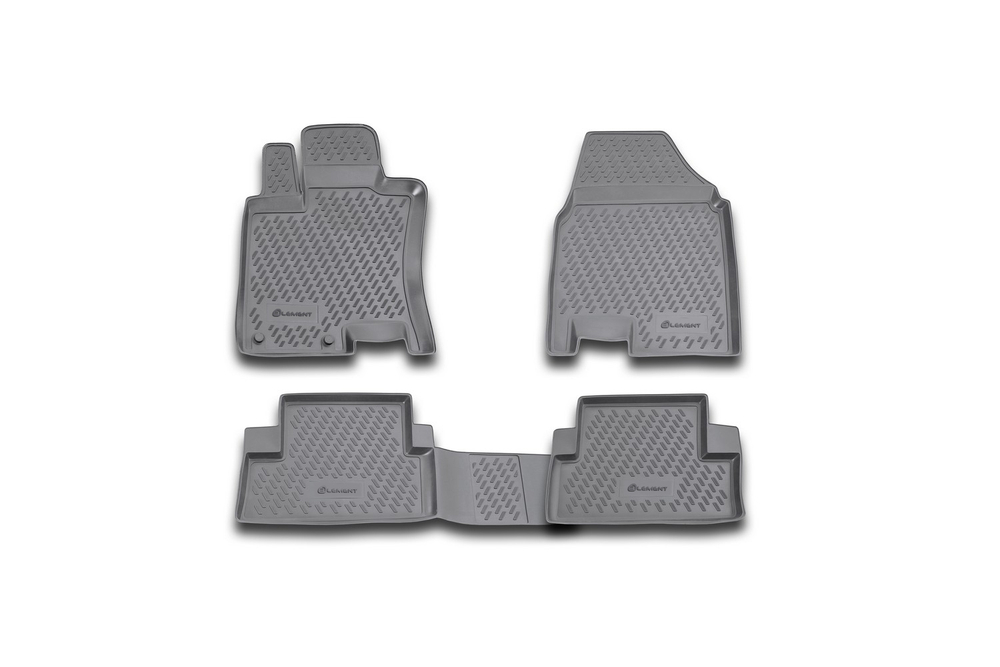Коврики Standard, в салон NISSAN Qashqai 2007-2014, 4 шт. (полиуретан, чёрные) Element.CARNIS00021