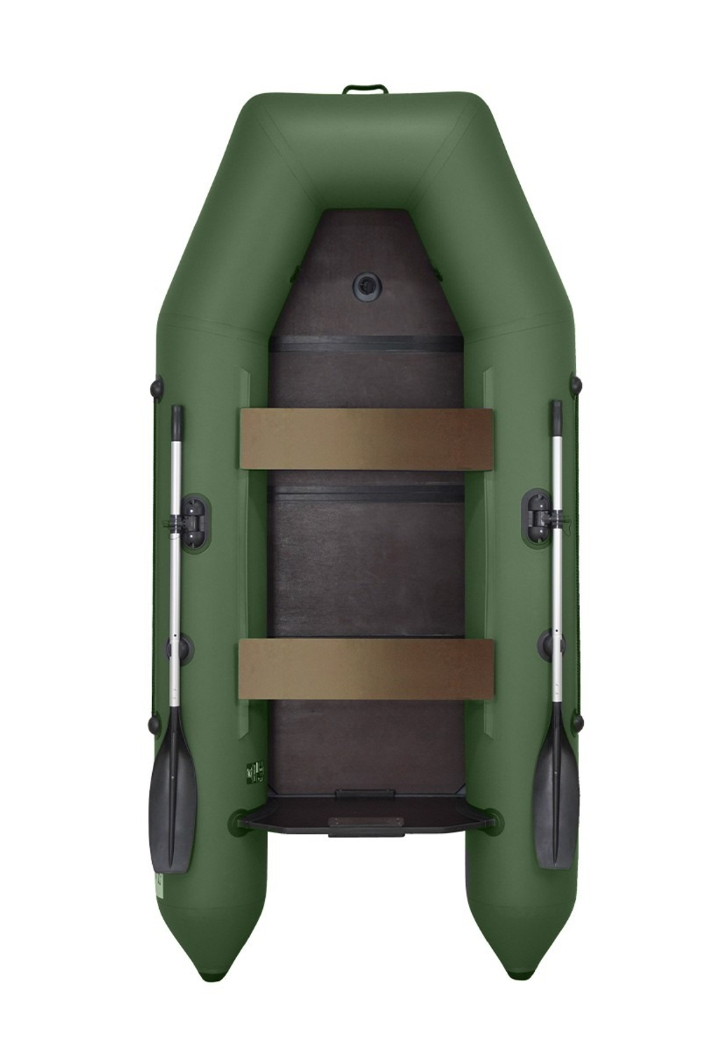 Барс-2900 СКК слань+киль зеленый (лодка ПВХ под мотор)