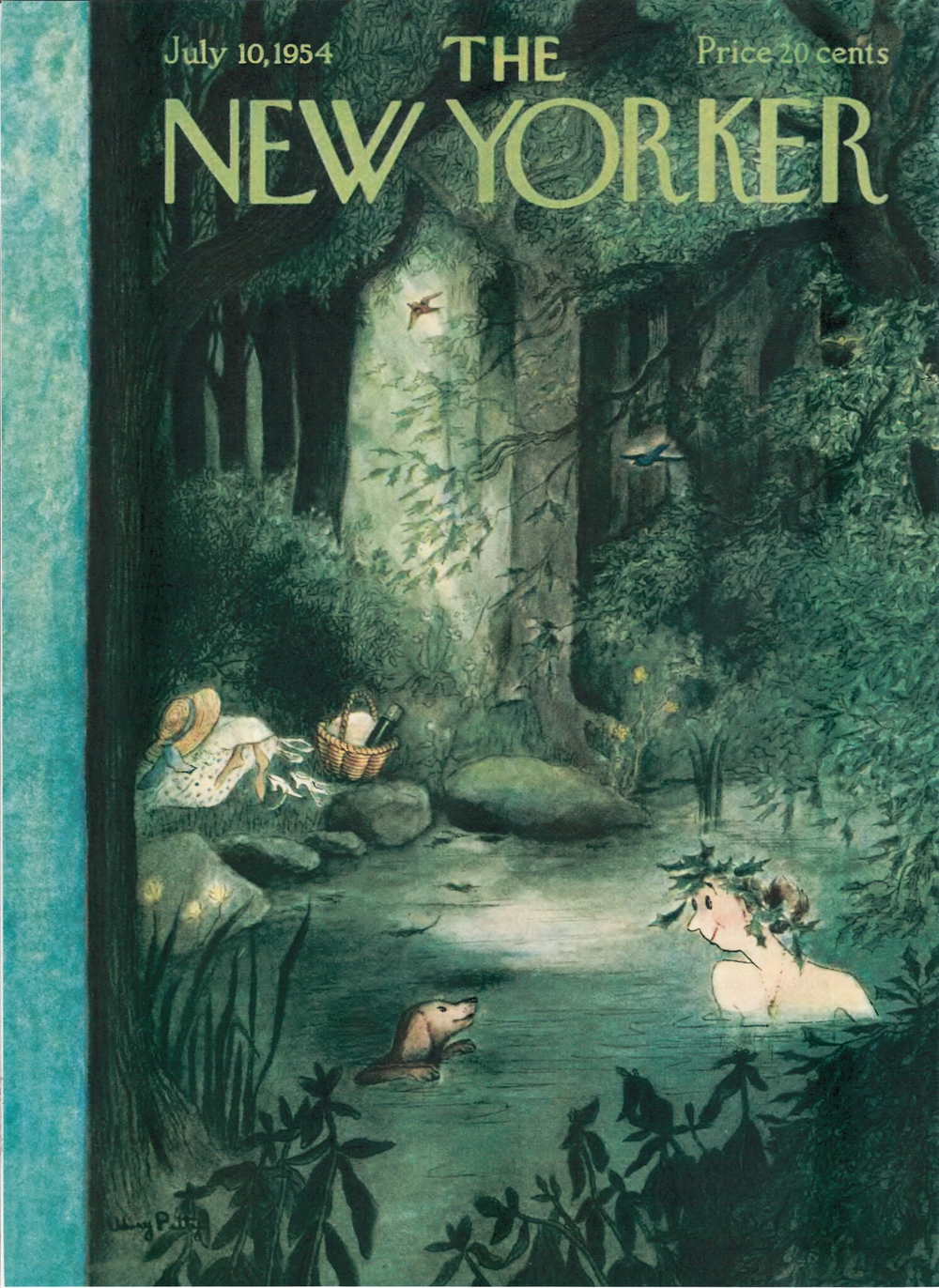 Постер журнала The New Yorker 10-07-1954