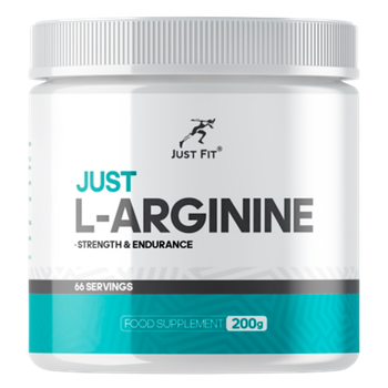Just Fit Just L-Arginine 200 g , Аргинин (Вкус Апельсин)