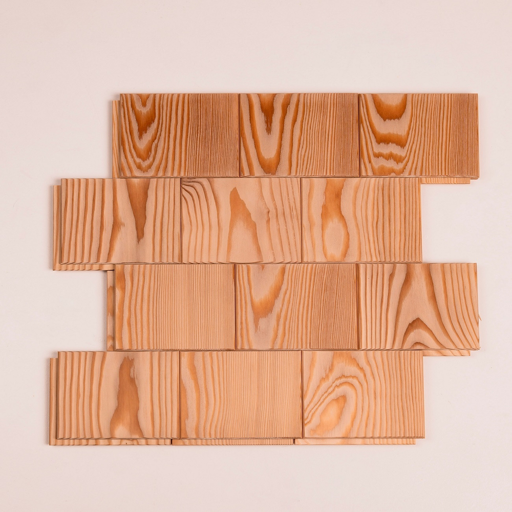 Cтеновые панели Wooden Wall Лиственница модель Арабески