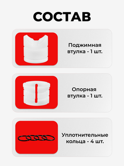 Ремкомплект рулевой рейки для ЭУР Toyota AVENSIS (II) (2003-2007) (R-14)