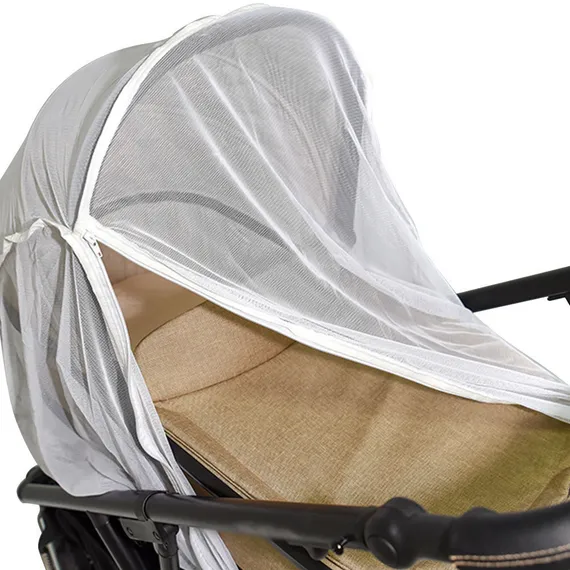 Москитная сетка на всю коляску белая