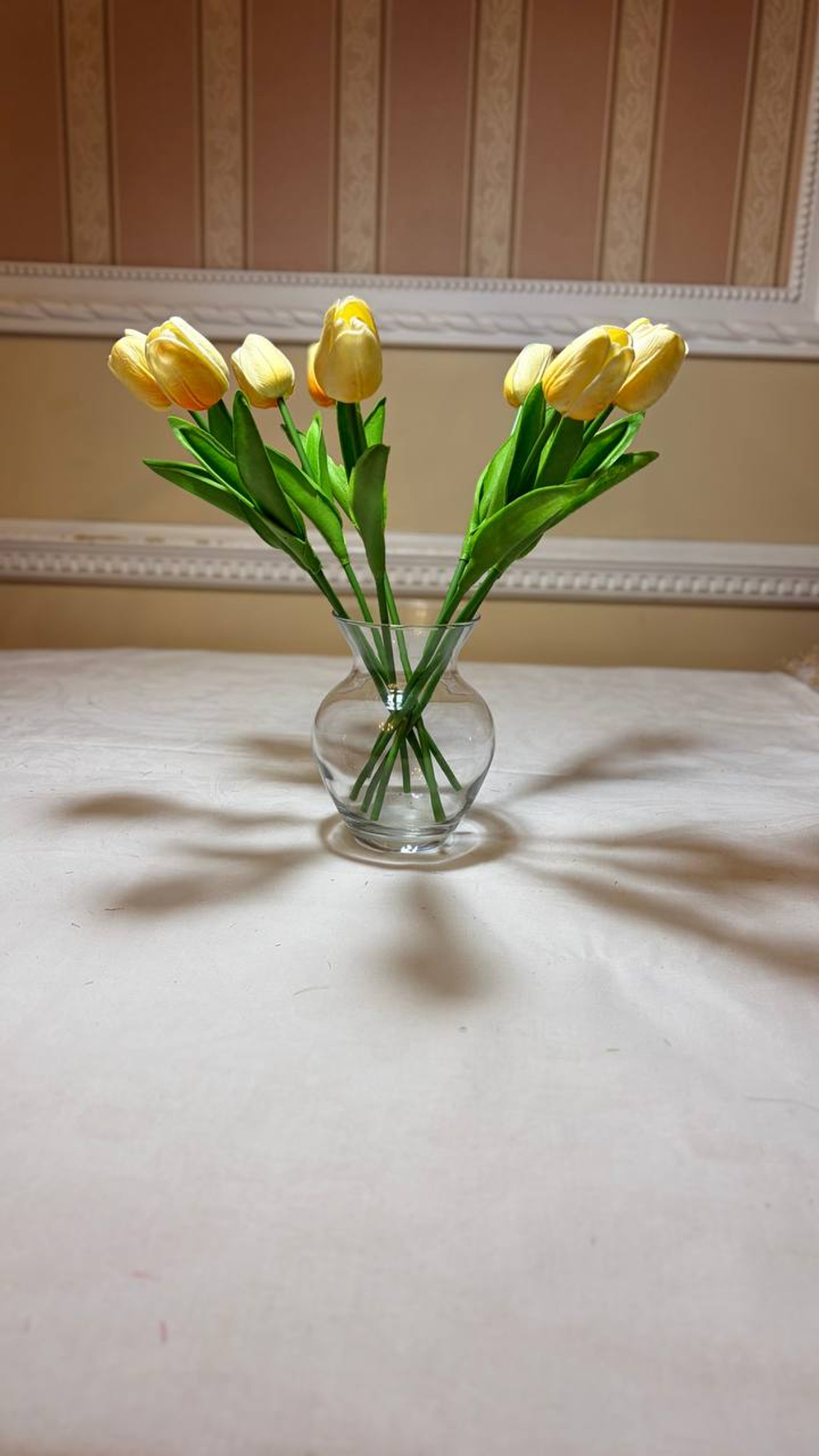 Искусственные цветы, желтые подсолнухи / Высота 44 см. 9 стебелей 9 бутонов/