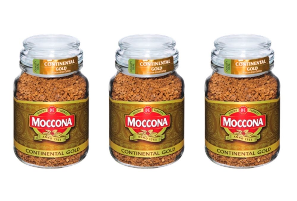 Кофе растворимый Moccona Continental Gold 95 г 3 шт