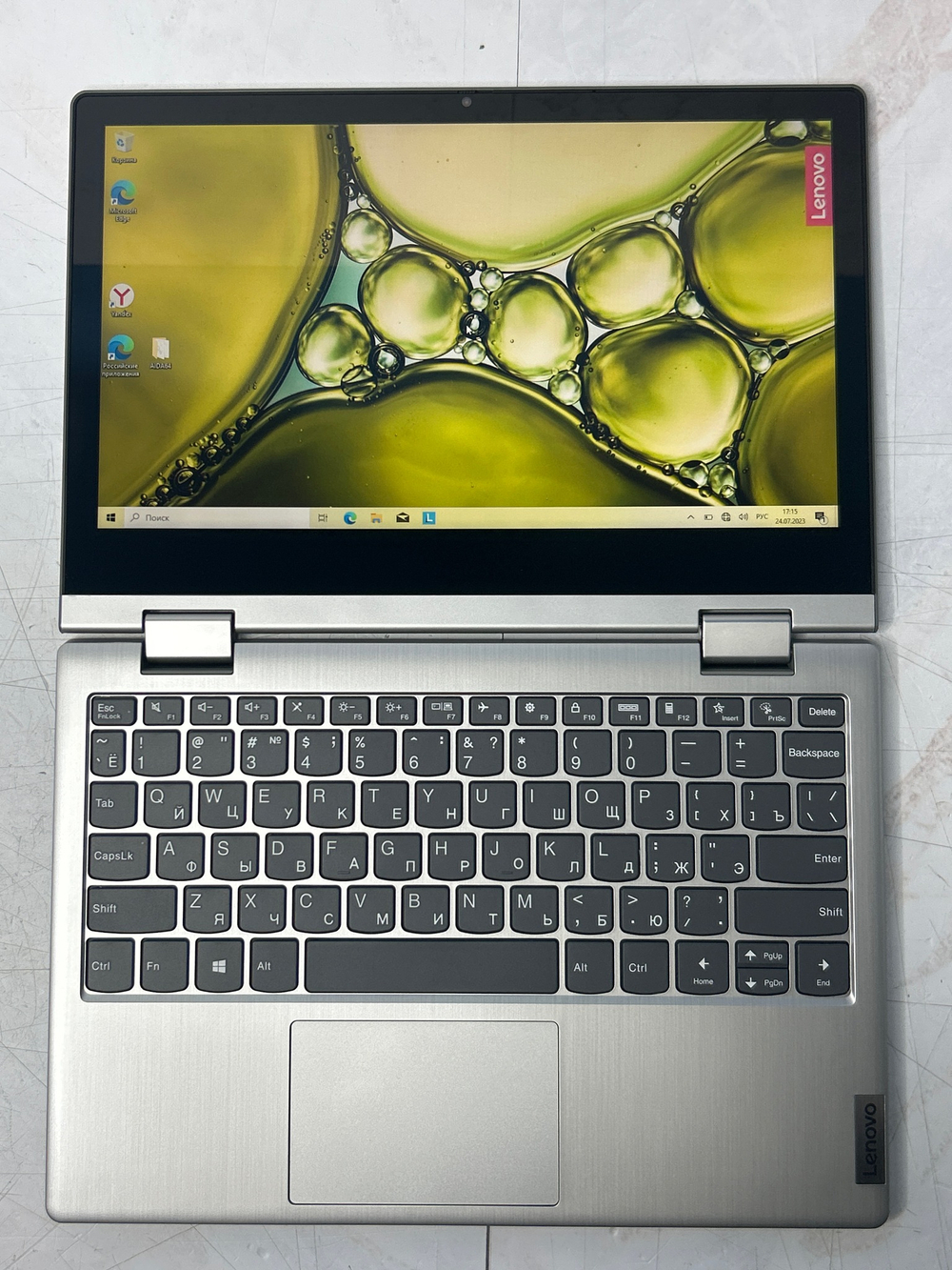 Ноутбук-трансформер Lenovo IdeaPad Flex 3-11ADA05. Конфигурация: AMD Athlon Silver 3050e/4GB/64GB/Vega3/Win10/HD