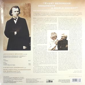 Krystian Zimerman, Berliner Philharmoniker, Simon Rattle / Brahms: Piano Concerto No. 1 (LP)