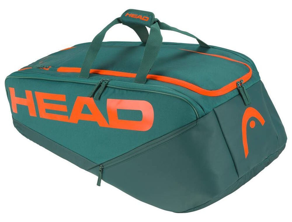 Сумка теннисная Head Pro Racquet Bag XL - dark cyan/fluo orange