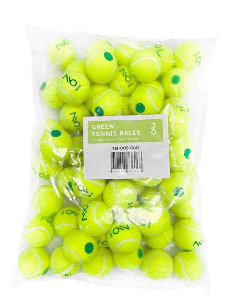 Мячи для тенниса детские SEVENSIX GREEN 60B