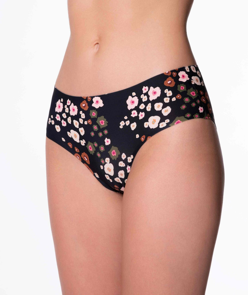 Трусики-слипы Peggy Brown со средней линией талии (Размер: S) (Цвет: черный)