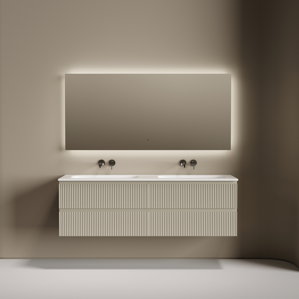 Тумба подвесная Sancos Snob R c двумя ящиками 790х445х500, Beige Soft, SNR80CE