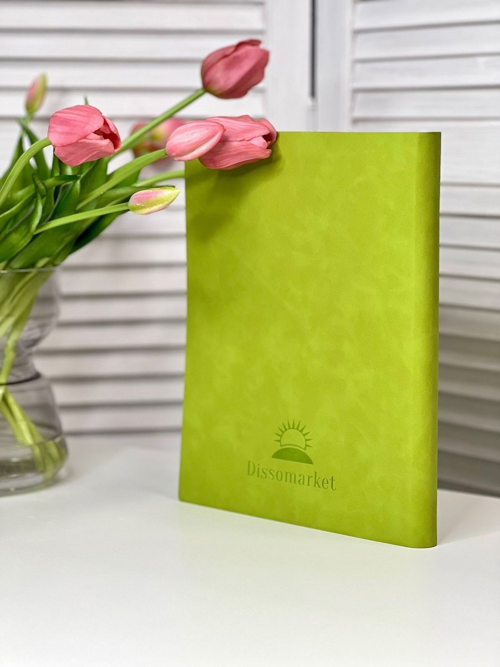 Блокнот А4 200л. (400страниц) в клетку без рамки Светло зеленый (К44-912КБР)