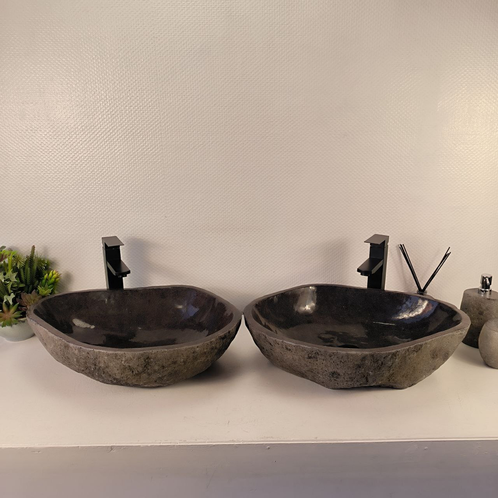 Раковина из речного камня ПАРА! RS-65475 57*42*15 0866