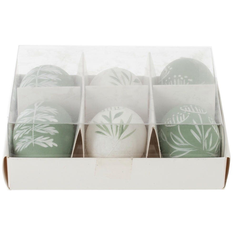 GAEM Набор из 6-ти изделий декоративных подвесных "Яйцо" (3,5*5,5), L15 W13 H5 см