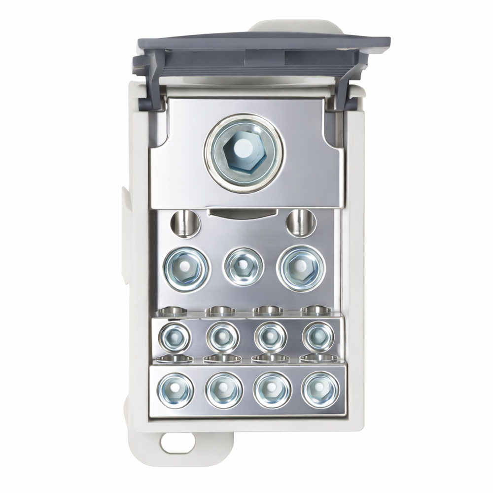 Блок распределительный, винтовой зажим, 1x185 кв.мм, 2x35 кв.мм, 5x16 кв.мм, 4х10 кв.мм