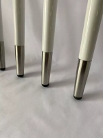 Ножки белые Шпага с серебряным браслетом 400 мм 4 штуки