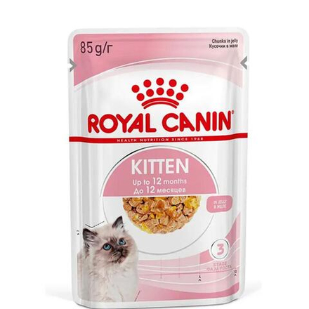 Кусочки в желе, 85г Kitten для котят до 12 месяцев Royal Canin