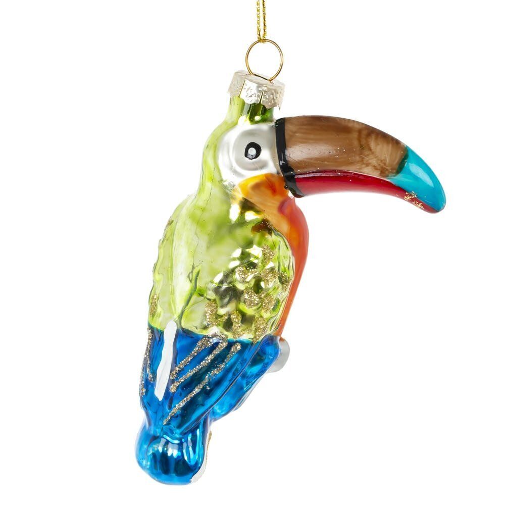 GAEM Украшение новогоднее "Птица Тукан", L7 W4 H12 см