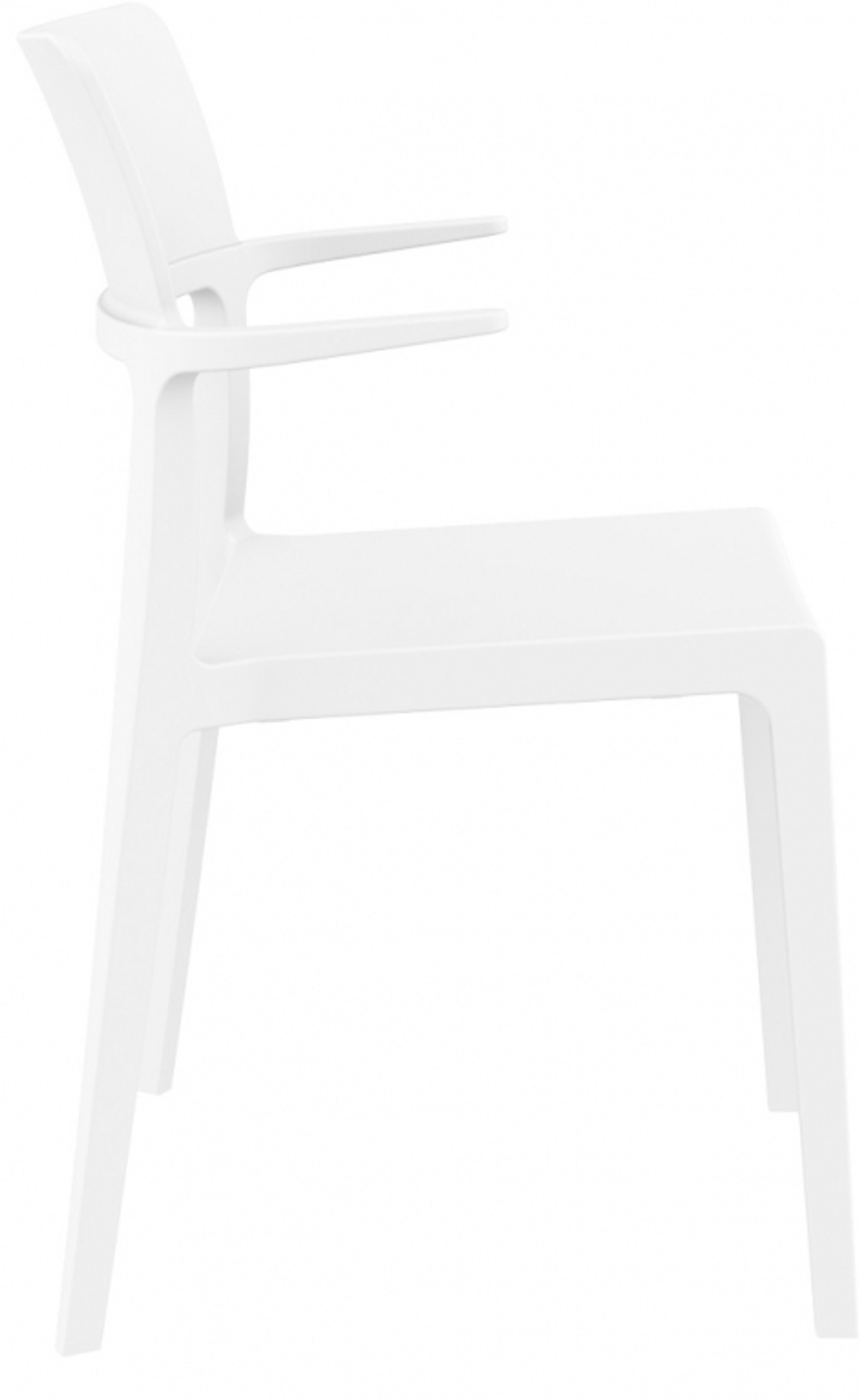 Кресло пластиковое Siesta Contract Plus, белый