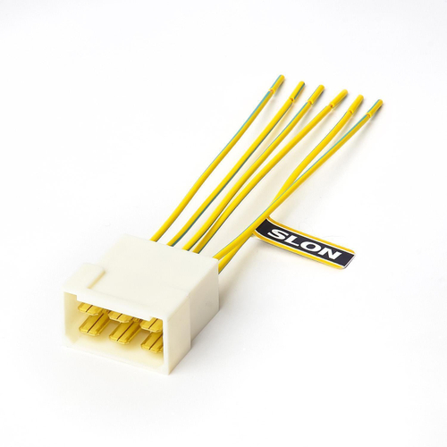 Колодка с проводом разъем папа 6ти-контактная