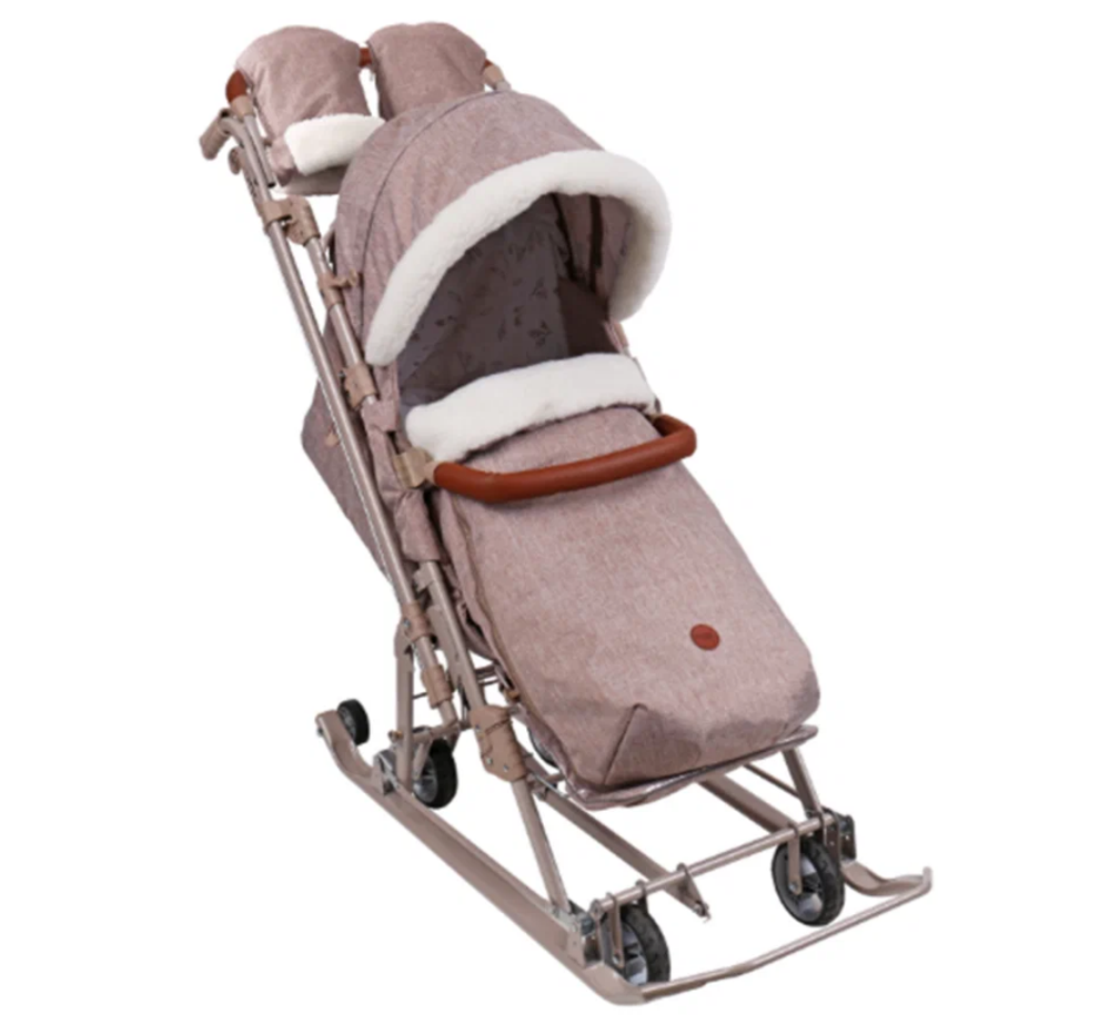 Санки- коляска Nika НД7-8К/8 бежевый