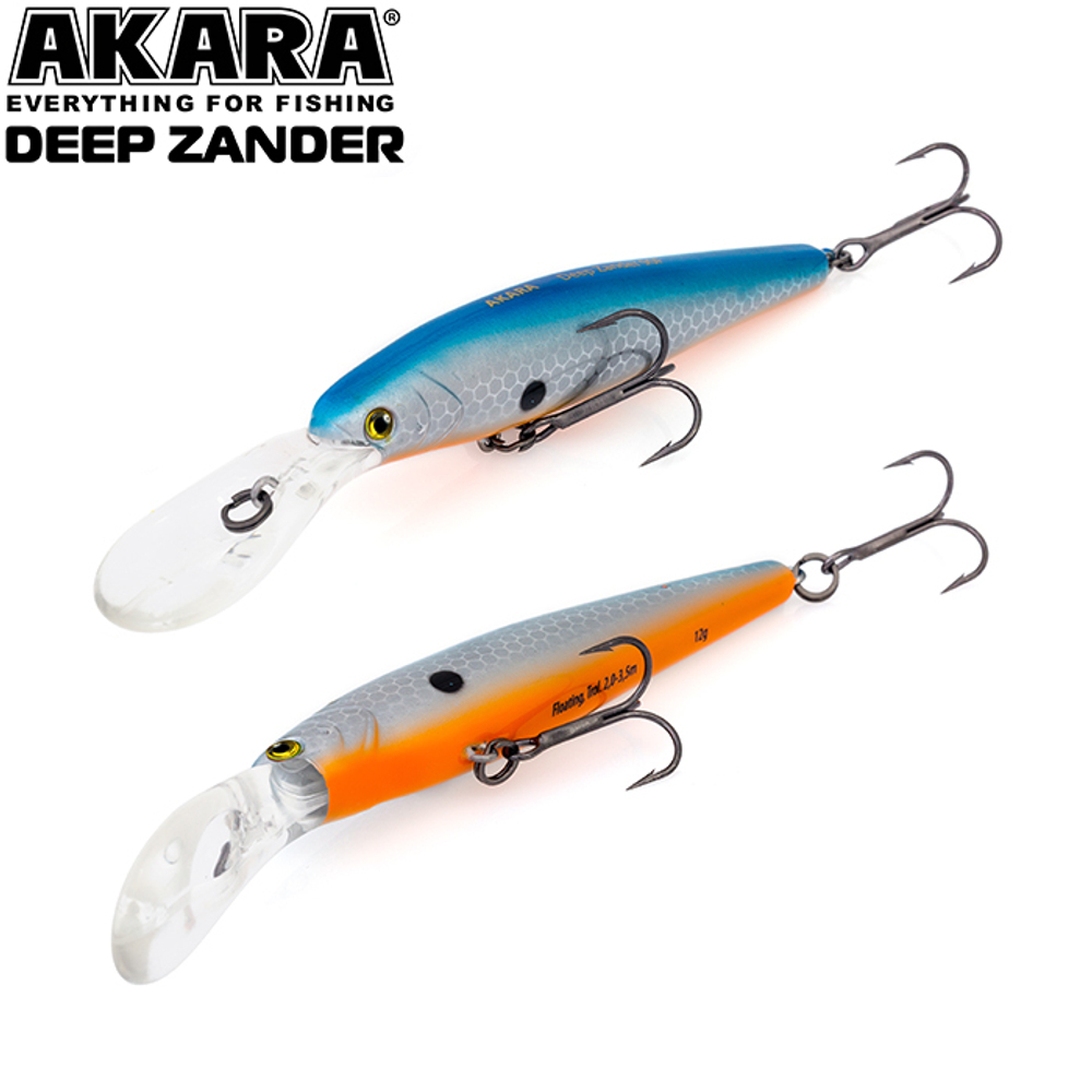 Воблер Akara Deep Zander 90F 12 гр. (3/7 oz 3,5 in) A12
