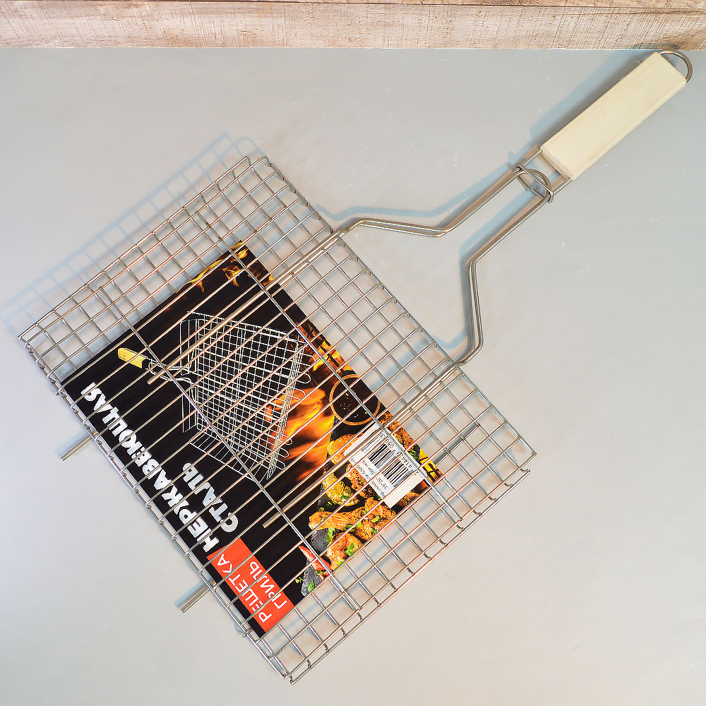 Решетка для барбекю 35*26*2,5см нерж