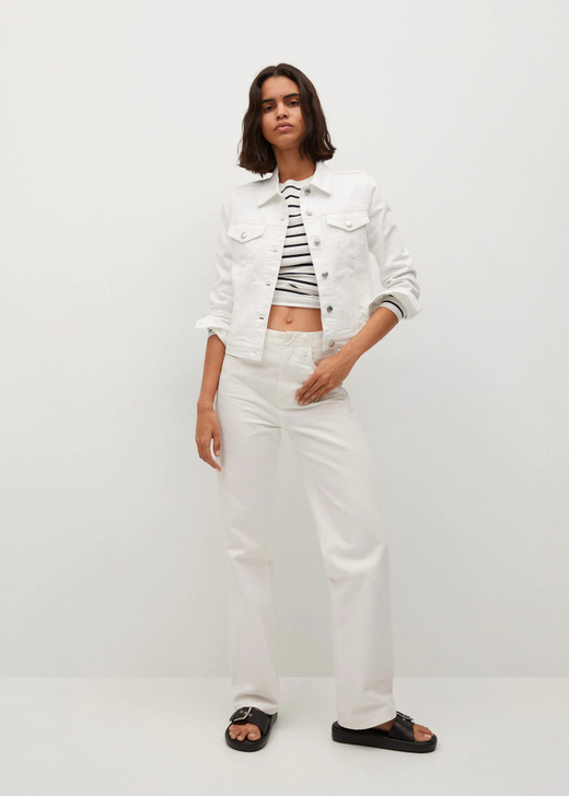 Джинсовая куртка из хлопка