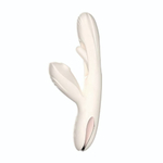 Хай-тек вибратор с таппингом и вакуумом Angela - 21,8 см.