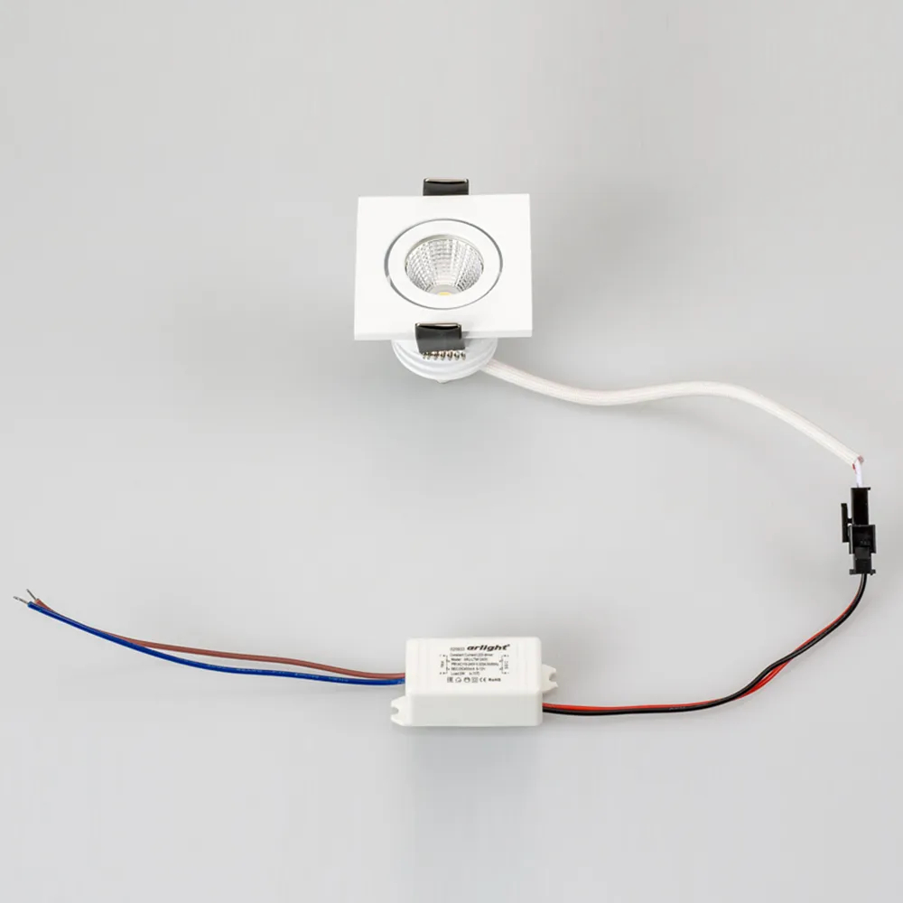Светодиодный светильник LTM-S50x50WH 5W Day White 25deg (Arlight, IP40 Металл, 3 года) 020758