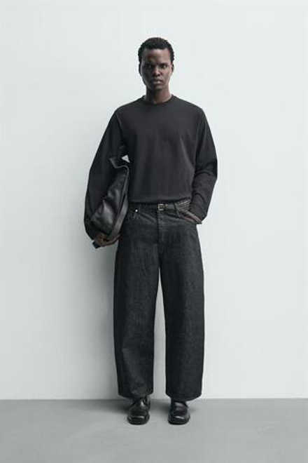 ZARA ДЖИНСЫ WIDE FIT, ИНДИГО