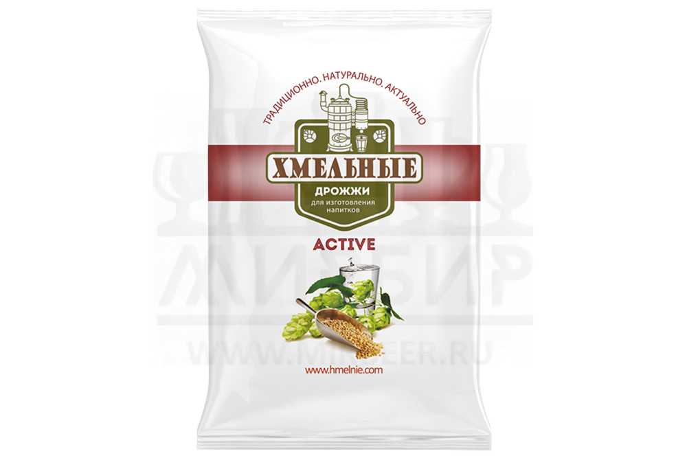 Спиртовые дрожжи Хмельные "Active", 100 г
