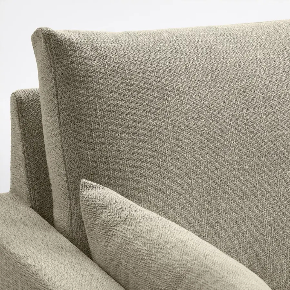 Диван-кровать 2-местный - IKEA HYLTARP/ХИЛТАРП ИКЕА, бежевый