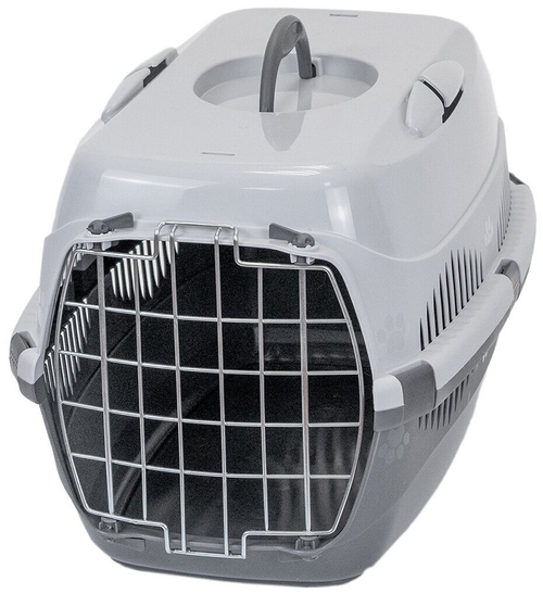 Zoo-M Спутник-2 переноска для кошек и собак c металлической дверцей до 12 кг