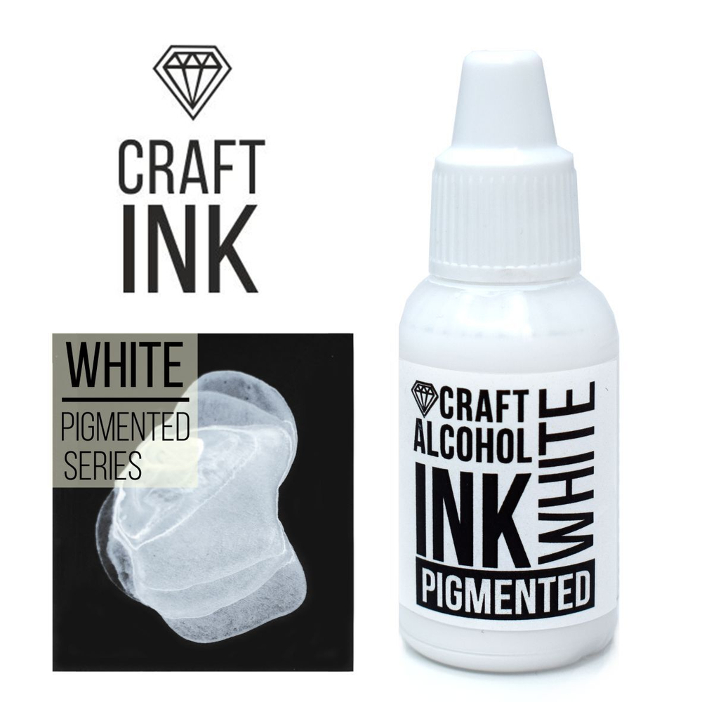 Спиртовые чернила Craft INK, White (Белые) 20мл