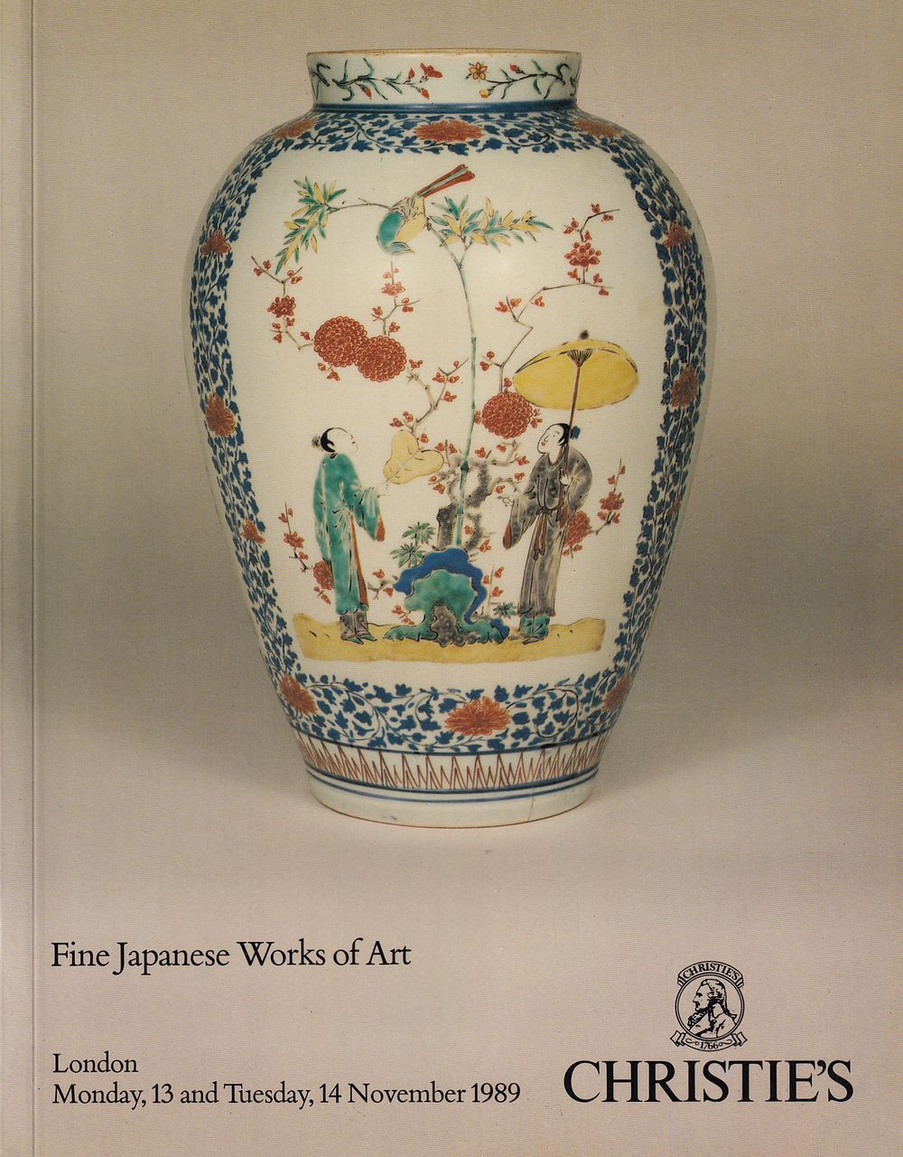 Каталог аукциона Christie's, Лондон, Редкие произведения японского искусства от 13-14 ноября 1989 года